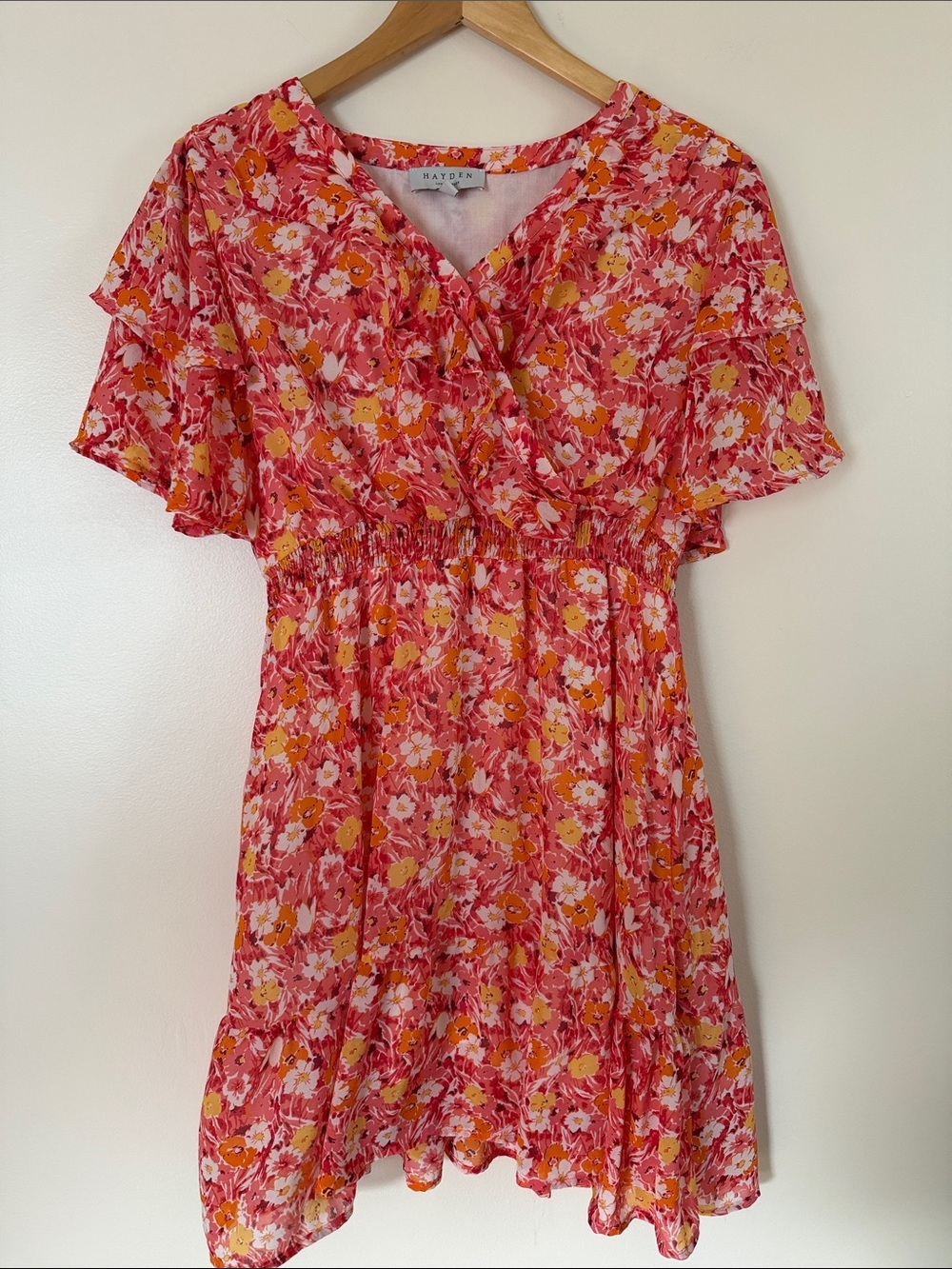 Hayden Los Angeles Pink Floral Dress
